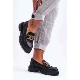 PG1 Mocasines Mujer Plataforma Con Adorno Negro Ameg 3