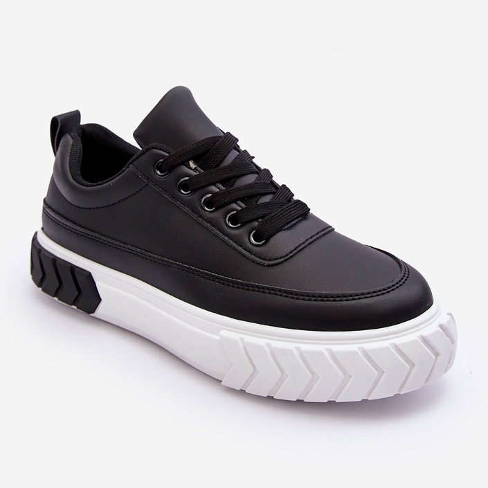 PG1 Zapatillas Clásicas Con Plataforma Blanco Y Negro Nannzie 1