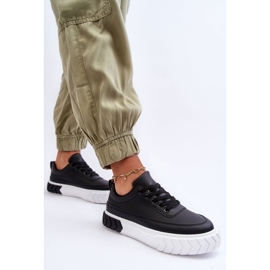 PG1 Zapatillas Clásicas Con Plataforma Blanco Y Negro Nannzie 5