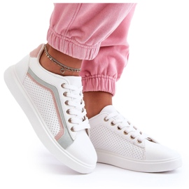 PG1 Deportivas Clásicas de Mujer Blanco y Rosa Amaranti 8