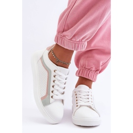 PG1 Deportivas Clásicas de Mujer Blanco y Rosa Amaranti 3