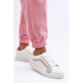 PG1 Deportivas Clásicas de Mujer Blanco y Rosa Amaranti 5
