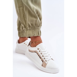 PG1 Deportivas Clásicas de Mujer Blanco y Beige Amaranti 6