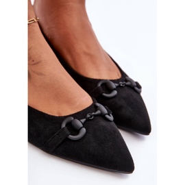 PG1 Bailarinas De Ante Con Adorno Noldaia Negro 4