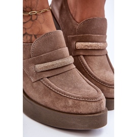 Lemar Zapatos De Tacón De Ante Con Adorno Gelanor Beige 6