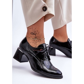 Laura Messi Zapatos De Tacón Mujer Piel Lacados Negro Keria 5