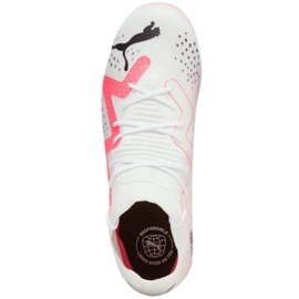 Puma Future Match FG/AG Jr 107384 01 zapatos de fútbol blanco blanco 1
