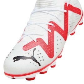 Puma Future Match FG/AG Jr 107384 01 zapatos de fútbol blanco blanco 3