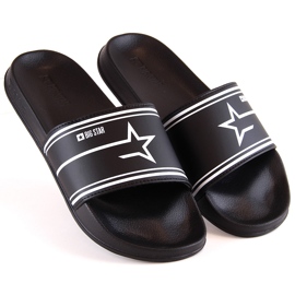 Zapatillas casa hombre negras Big Star MM174313 negro 2
