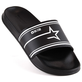 Zapatillas casa hombre negras Big Star MM174313 negro 1