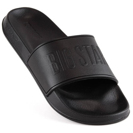 Chanclas de piscina de espuma negra para hombre Big Star MM174322 negro 1