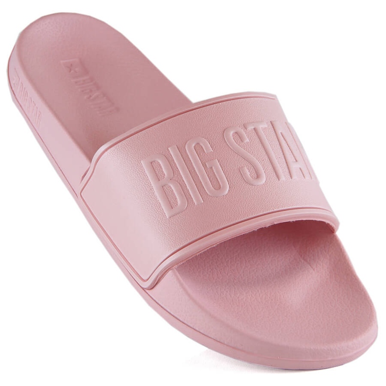 Pantuflas mujer foam rosa claro Big Star MM274718 rosado 1 Pantuflas mujer foam rosa claro Big Star MM274718 rosado 1