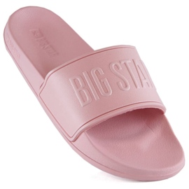 Pantuflas espuma Big Star W INT1909B rosa rosado 1