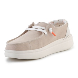 Zapatos Wendy Rise de Hey Dude W 40074-2YU beige 2