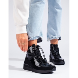 Groto Gogo Botas deportivas cómodas negro 2