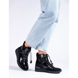 Groto Gogo Botas deportivas cómodas negro 4