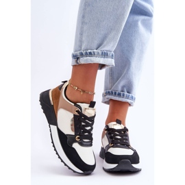Deportivas de mujer con estilo Beige y Negro Katenia 3