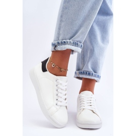 Deportivas Clásicas Mujer Corrine Blancas Y Negras blanco 3