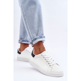 Deportivas Clásicas Mujer Corrine Blancas Y Negras blanco 6
