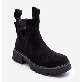 Botas Worker con aberturas Black Heaven negro 1 Botas Worker con aberturas Black Heaven negro 1