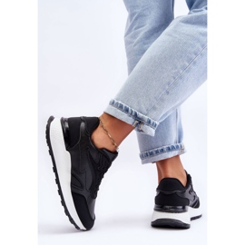 PG1 Zapatos Deportivos De Mujer Con Plataforma Henley Blanco Y Negro 5