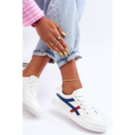 PG1 Deportivas Bajas de Mujer con Rayas Blancas Alemessa blanco 8