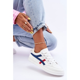 PG1 Deportivas Bajas de Mujer con Rayas Blancas Alemessa blanco 7