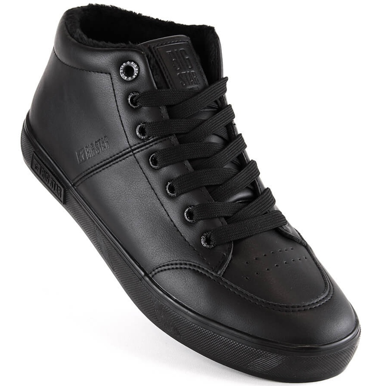 Zapatillas deportivas de hombre con aislamiento para el tobillo negras Big Star KK174348 negro 1