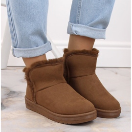 Botas de nieve para mujer mukluki marrón Big Star KK274620 3