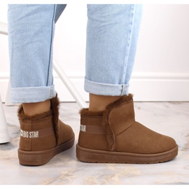 Botas de nieve para mujer mukluki marrón Big Star KK274620 4
