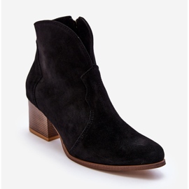 Lewski Shoes Botas Vaqueras Ante Leewski EV28 Negro 1