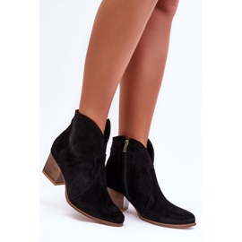 Lewski Shoes Botas Vaqueras Ante Leewski EV28 Negro 2