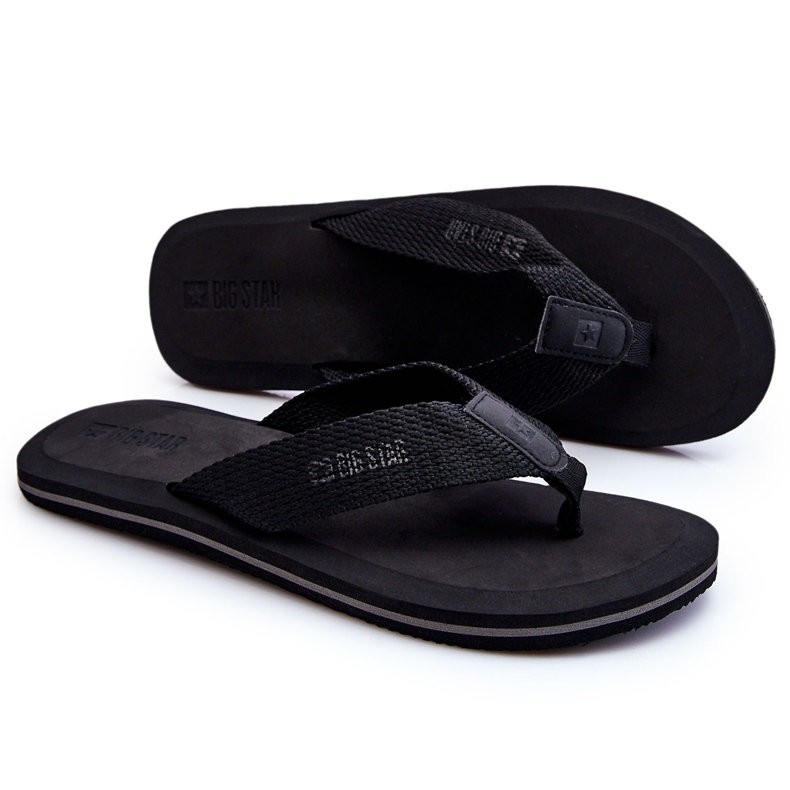 Chanclas de espuma para hombre Big Star LL174618 Negro 4