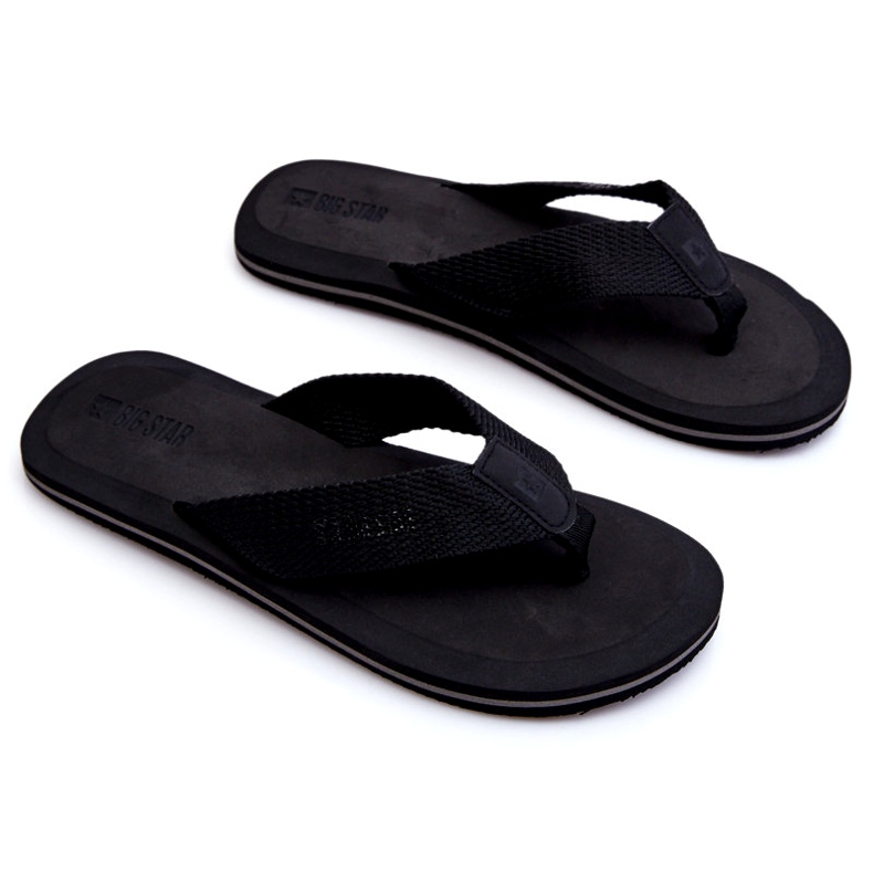 Chanclas de espuma para hombre Big Star LL174618 Negro 1