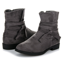 Seastar Botines de ante gris 3
