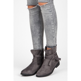 Seastar Botines de ante gris 4