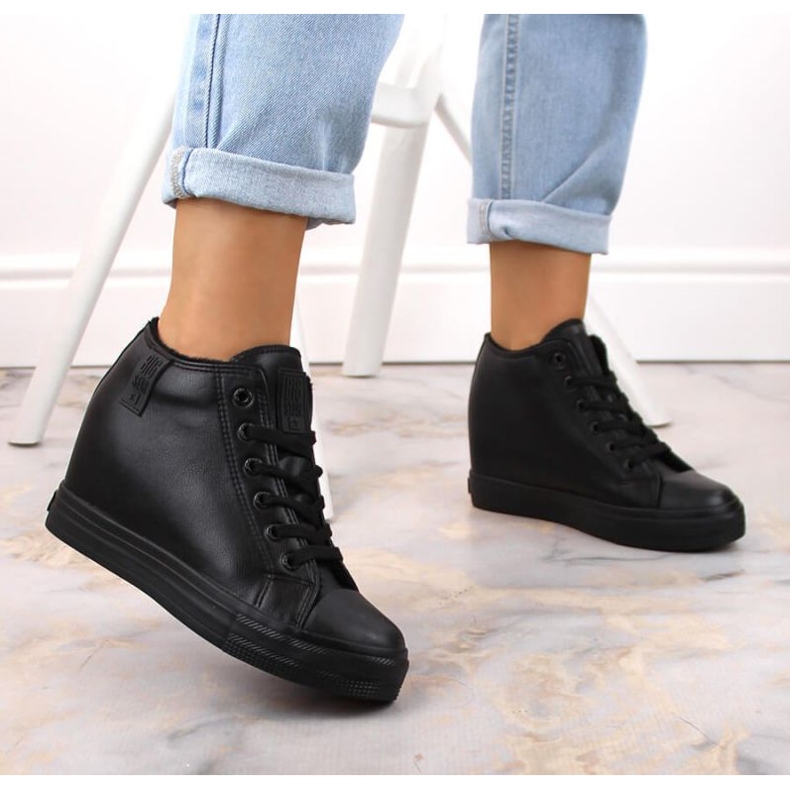 Big Star W INT1899A zapatillas con cuña aislante negro 2