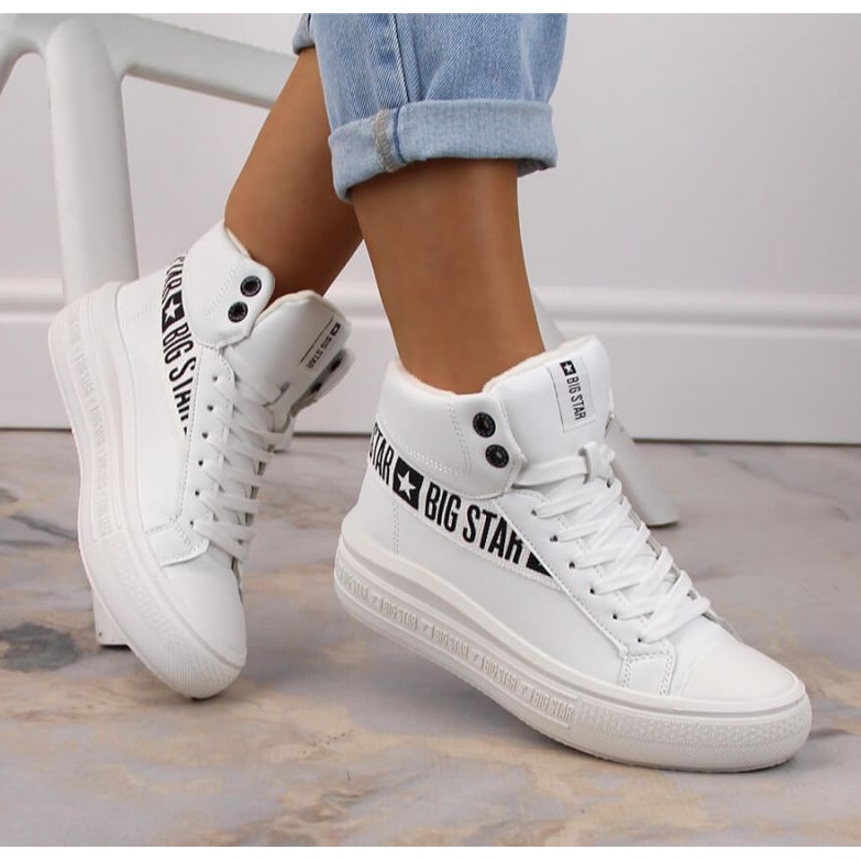 Zapatillas deportivas con aislamiento Big Star W INT1901A blanco 1