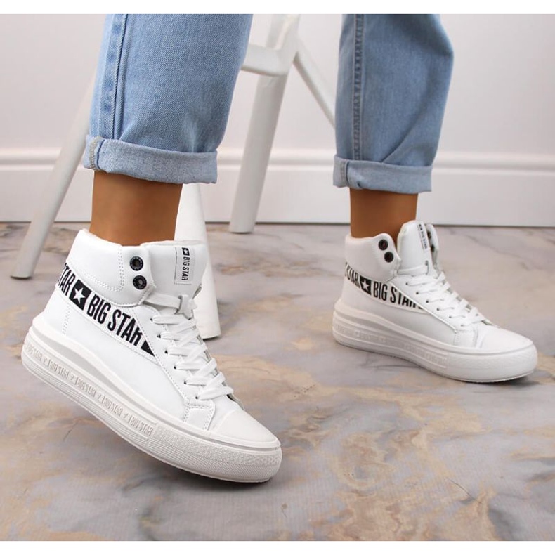 Zapatillas deportivas con aislamiento Big Star W INT1901A blanco 2