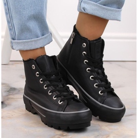 Zapatillas con aislamiento en la plataforma Big Star W INT1903C negro 3