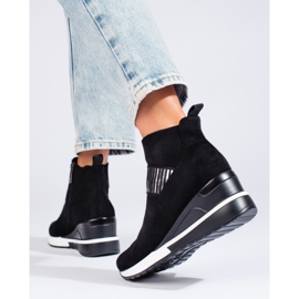 W. Potocki Cálidas botas deportivas para mujer de Potocki. negro 2
