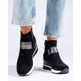 W. Potocki Cálidas botas deportivas para mujer de Potocki. negro 3