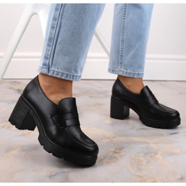 Zapatos de mujer en el puesto negro Potocki 12154 2