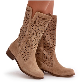 Lewski Shoes Botas Ante Calado Leewski 3366/2 Beige 10