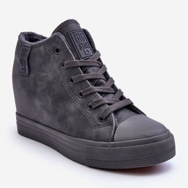 Sneakers Mujer Piel Cuña Big Star MM274005 Gris 4