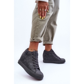 Sneakers Mujer Piel Cuña Big Star MM274005 Gris 7