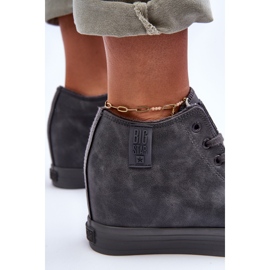 Sneakers Mujer Piel Cuña Big Star MM274005 Gris 10
