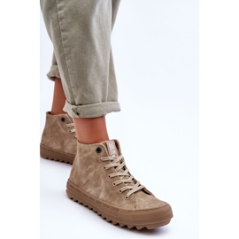 Zapatillas Mujer Big Star High Warm Beige GG274071 10
