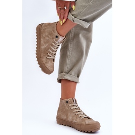 Zapatillas Mujer Big Star High Warm Beige GG274071 9