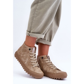 Zapatillas Mujer Big Star High Warm Beige GG274071 3
